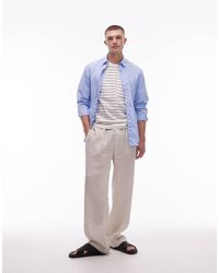 ARKET - – locker geschnittene hose aus leinen - Lyst