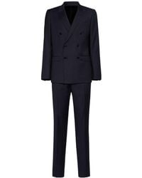 Dolce & Gabbana - Zweireihiger Anzug Aus Wolle - Lyst