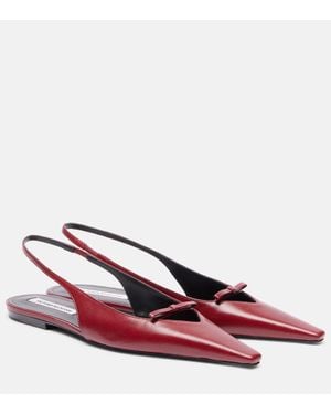 Victoria Beckham Slingback-Ballerinas Aus Leder - Pink