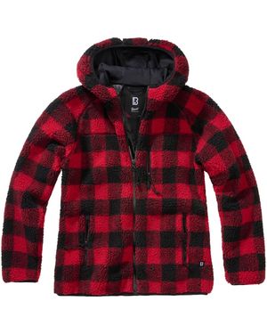 BRANDIT Fleecejacke - Rot