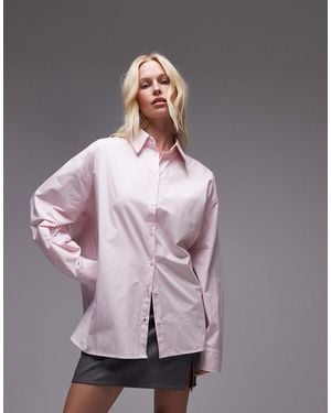 ASOS – tailliertes hemd - Lila