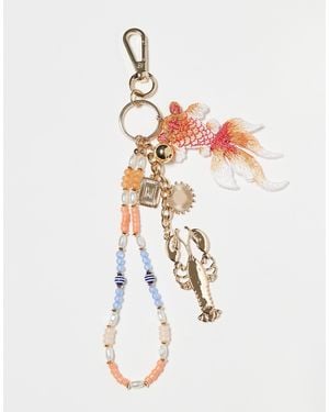 ASOS – er taschenanhänger mit hummer-detail - Weiß