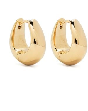 Tom Wood Eis Kleine Goldene Ovale Creolen - Mettallic