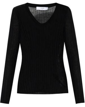 IRO Ribbed Wool Sweater - ブラック