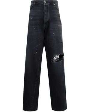 B1ARCHIVE Jeans in Distressed-Optik - Blau