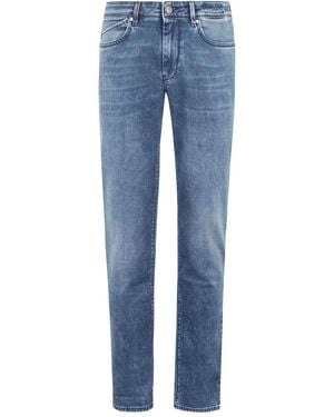 Re-hash Jeans mit geradem Bein - Blau