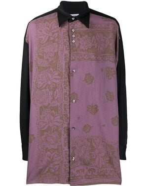Magliano Hemd Mit Blumen-Print - Lila