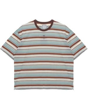 WOOYOUNGMI Gestreiftes T-Shirt - Grau