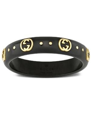 Gucci Icon ring - Schwarz