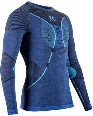X Bionic T-Shirt mit Logo-Stickerei - Blau
