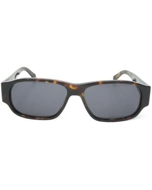 Ferragamo Eyewear Sonnenbrille Mit Eckigem Gestell - Grau