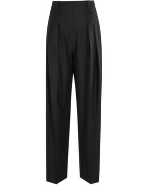 Victoria Beckham Pinces pleated trousers - Negro