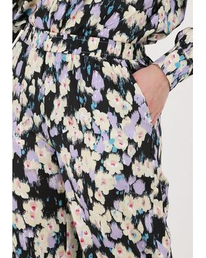 Neo Noir Weite Hose Astra Graphic Botanic Pants - Mehrfarbig