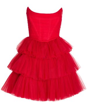 19:13 Dresscode Mini-Kleid - Rot