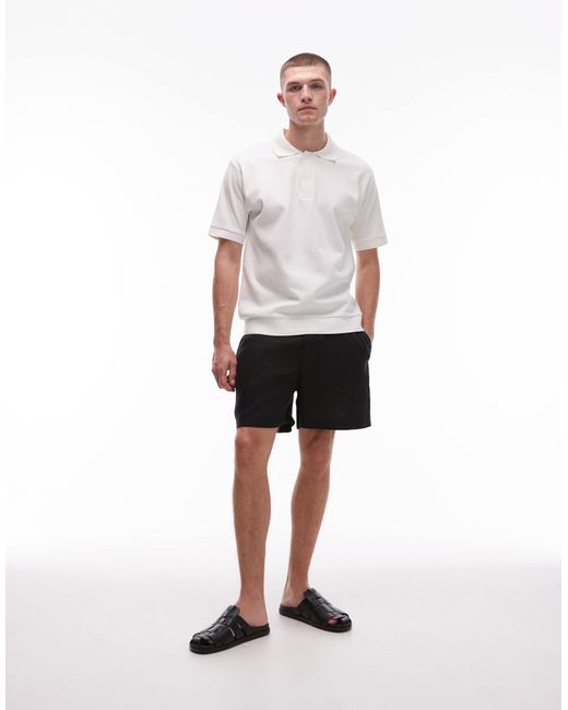 ARKET – shorts aus reinem leinen in White für Herren