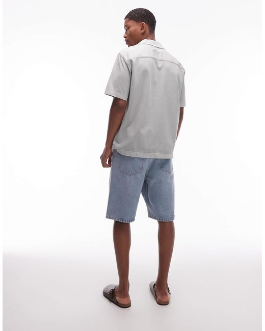ARKET – denim-shorts in Gray für Herren