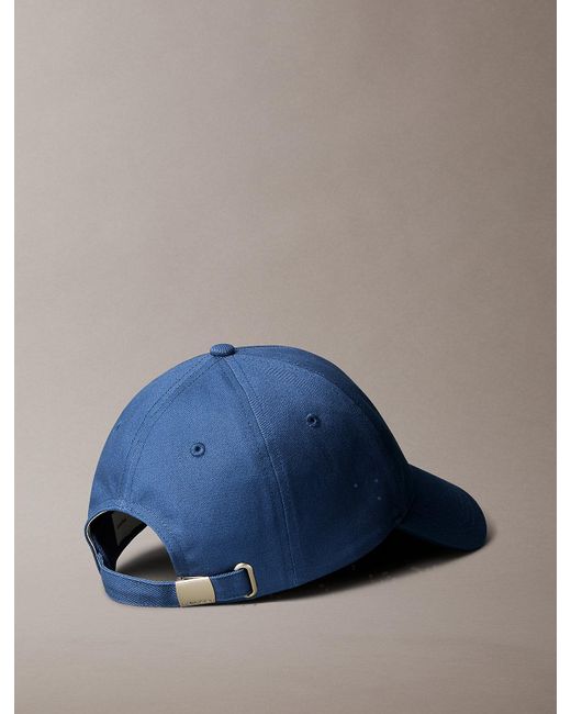 Calvin Klein Blue Twill Logo Cap for men