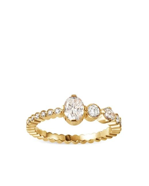 Sophie Bille Brahe Metallic 18Kt Ensemble De Sky Gelbgoldring Mit Diamant