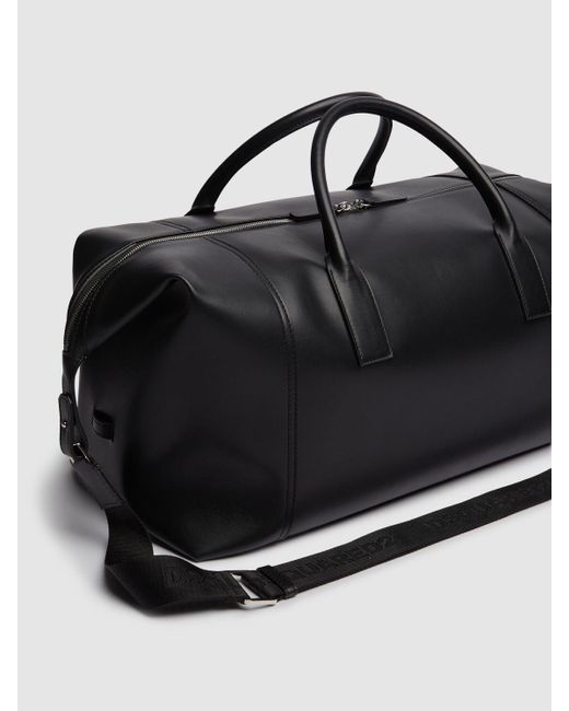 DSquared² Reisetasche Aus Leder Mit Logo in Black für Herren