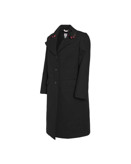 Vivetta Black Single-Breasted Coats