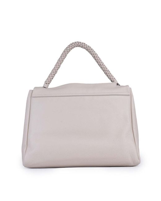 Orciani Blue Leather Bag